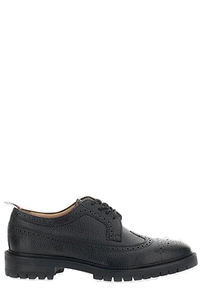 Thom Browne Almond Toe Lace-Up Shoes