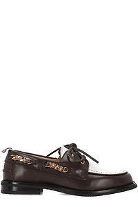 Thom Browne Chain-Detailed Lace-Up Shoes