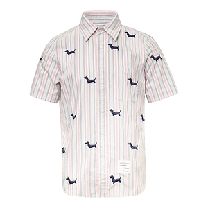 Thom Browne Short-Sleeved Striped Shirt