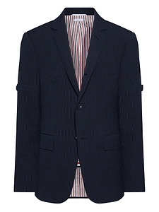 Thom Browne Textured Single-Breasted Blazer