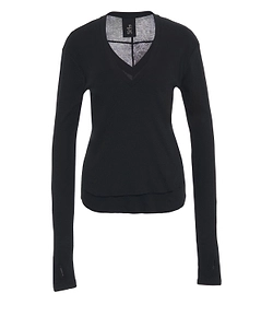 Thom Krom Deep V-Neck T-Shirt