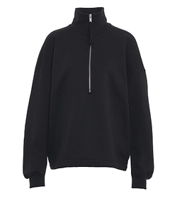 Thom Krom Half Zip High Neck Sweatshirt