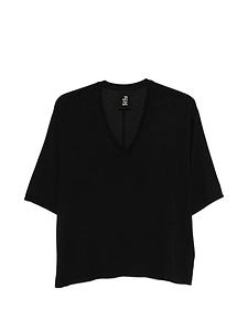 Thom Krom Short Sleeved V-Neck Blouse