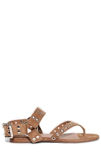 AlaÏA Eyelet Flat Sandals