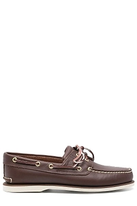 Timberland Classic 2-Eye Logo Debossed Boat Shoes