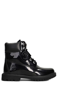 Timberland Logo Embossed Lace-Up Boots