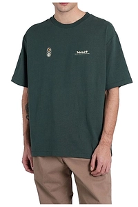 Timberland Logo Printed Crewneck T-Shirt