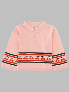 Tinycottons Cherry Jacquard Knitted Sweater