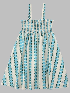 Tinycottons Floral Smocked Strap Dress