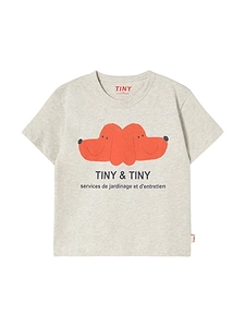 Tinycottons Tiny & Tiny Dog Print T-Shirt