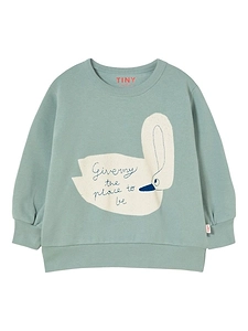 Tinycottons Swan Print Sweatshirt
