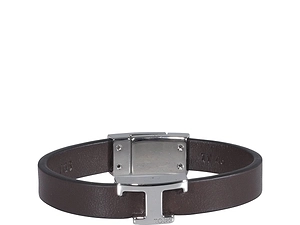 Tod's Timeless Logo Plaque Bracelet