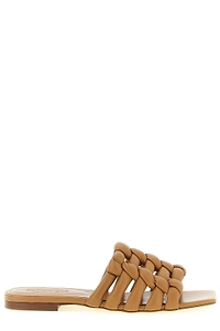 Tod's Woven Slip-On Sandals