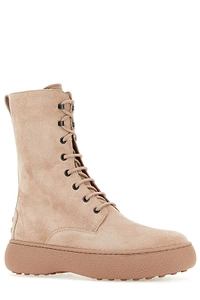 Tod's Wg Round Toe Ankle Boots