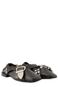 Toga Pulla Cross Strap Ballet Shoes