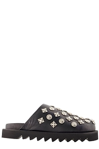 Toga Pulla Studded Platform Mules