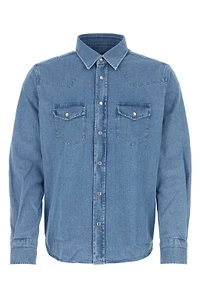 Tom Ford Buttoned Long-Sleeved Denim Shirt