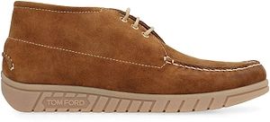 Tom Ford Contrast-Stitch Chukka Boots