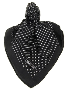 Tom Ford Dot Printed Square Scarf