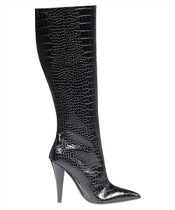 Tom Ford Embossed Pointed-Toe Boots