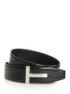 Tom Ford Embossed Reversible Belt