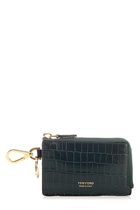 Tom Ford Embossed Zip-Up Wallet