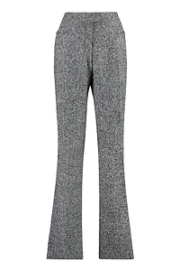 Tom Ford High-Waist Flared-Leg Trousers