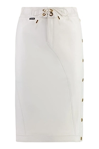 Tom Ford Lace-Up Buttoned Skirt