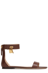 Tom Ford Leather Flat Sandals