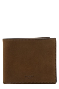 Tom Ford Logo Embossed Bi-Fold Wallet