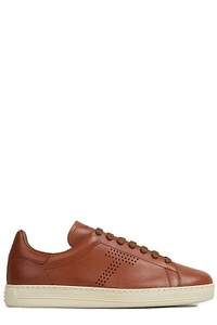 Tom Ford Logo Embossed Lace-Up Sneakers