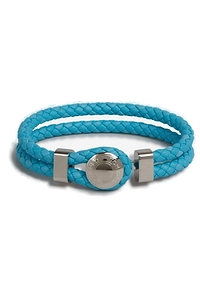 Tom Ford Logo Pendant Braided Bracelet