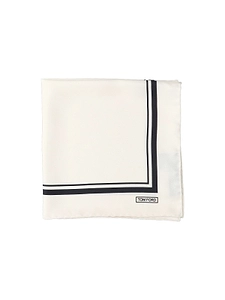 Tom Ford Tonal Frame Pocket Square Scarf