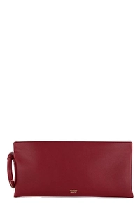 Tom Ford Logo Printed Zipped Clutch Bag