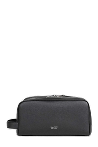 Tom Ford Logo Printed Zipped Wash Bag