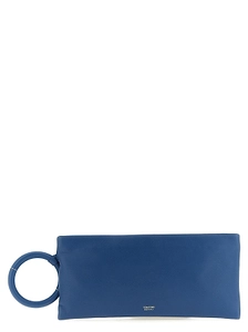 Tom Ford Logo Printed Zipped Clutch Bag