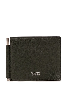Tom Ford Logo Stamp Bi-Fold Wallet