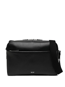 Tom Ford Logo-Printeded Zipped Shoulder Bag