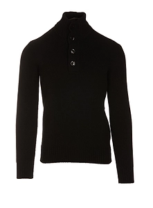 Tom Ford Long Sleeved Quarter-Button Jumper