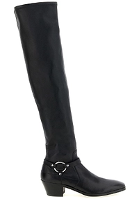 Tom Ford Over-The-Knee Harness Boots