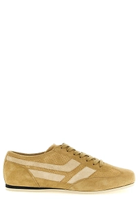 Tom Ford Perforated Stripe Low-Top Sneakers