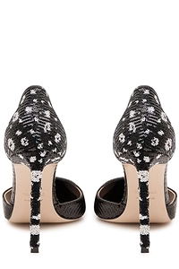 Tom Ford Sequined D-Orsay Heeled Pumps