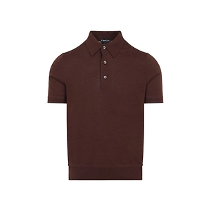 Tom Ford Short Sleeved Knitted Polo Shirt