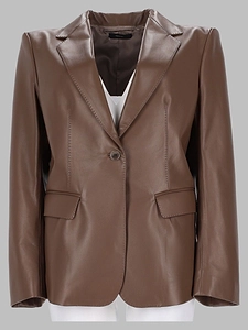 Tom Ford Single-Breasted Leather Blazer