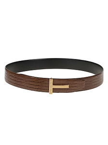 Tom Ford T Reversible Printed Belt