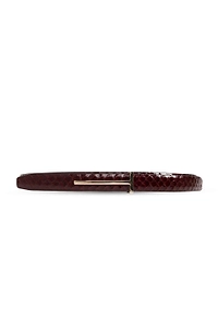 Tom Ford Textured Logo-Buckle Belt