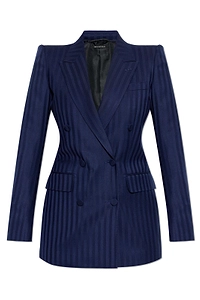 Tom Ford Tonal Stripe Double Breasted Jacket