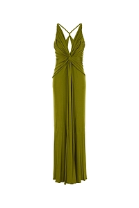 Tom Ford V-Neck Criss-Cross Evening Dress