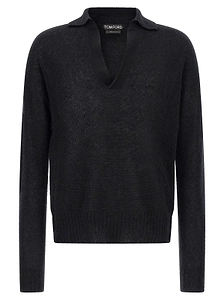 Tom Ford	V-Neck Knitted Polo Top