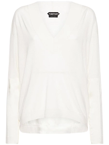 Tom Ford V-Neck Long-Sleeve Knitted Sweater